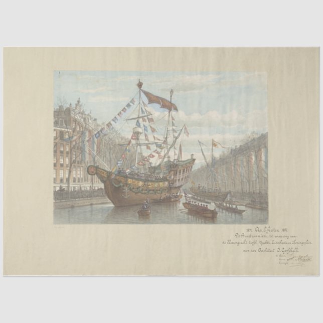 De Seda Decoraciones sobre el papel desengracht (Anverso)