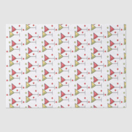 De Seda Dos cócteles - Papel Tejido