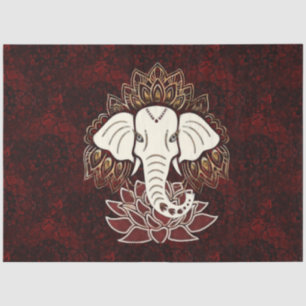 De Seda El Elefante Blanco Un Papel Tejido