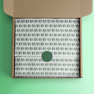 De Seda El verde Chile huele el papel del té del amor