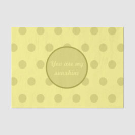 De Seda Eres Mi Papel Tejido Sunshine (Amarillo Mantequill