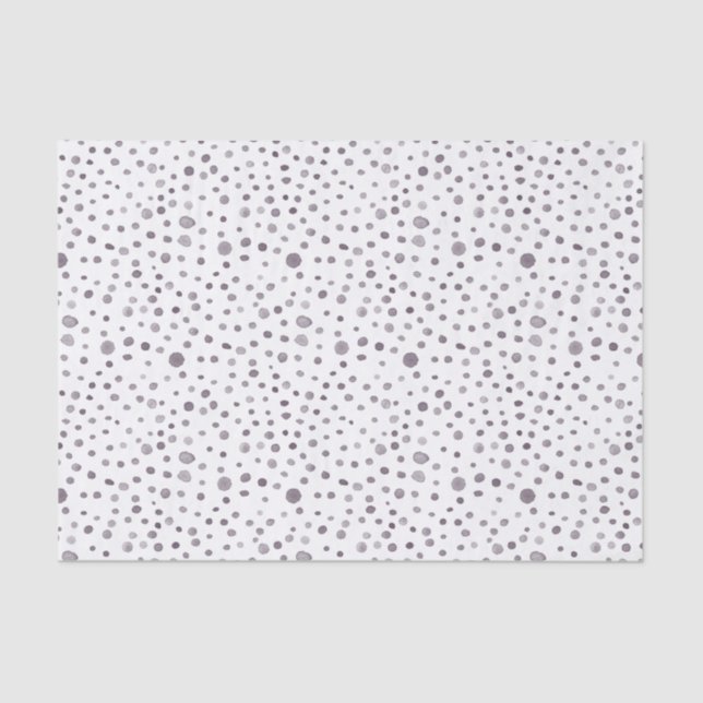 De Seda Fig Confetti Watercolor Dots Tejido Papel (Anverso)