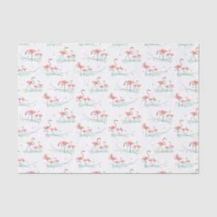 De Seda Flamingo Ocean Papel multitisular