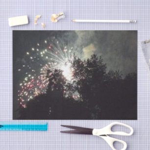 De Seda Fuegos artificiales 18 papel tisular
