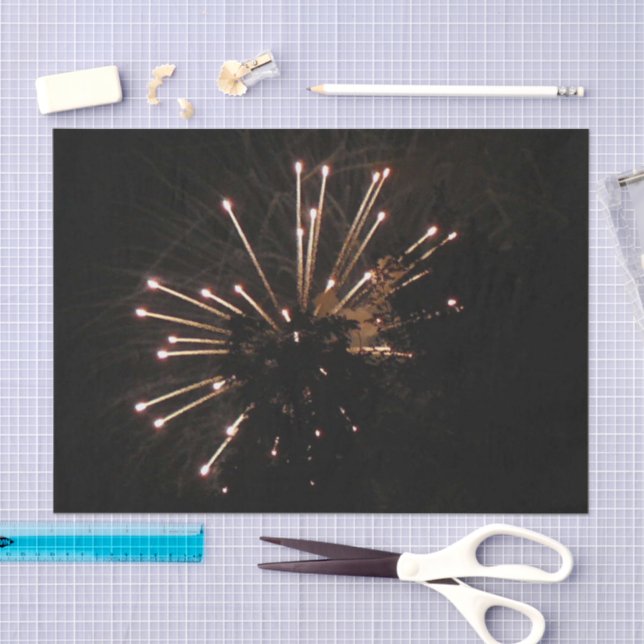 De Seda Fuegos artificiales 5 papel tisular (Artesanía)