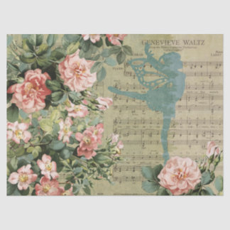 De Seda Genevieve Waltz Decoupage | Papel Tejido