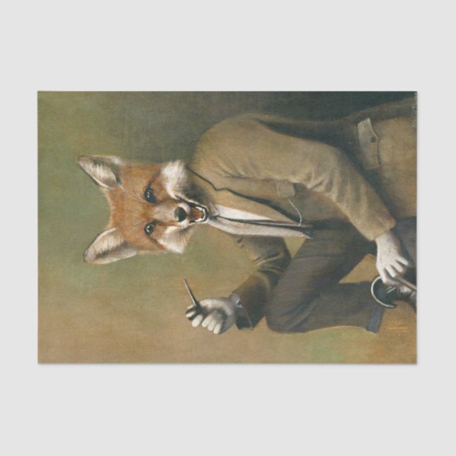 De Seda Gentleman Fox Tissue, papel (Anverso)