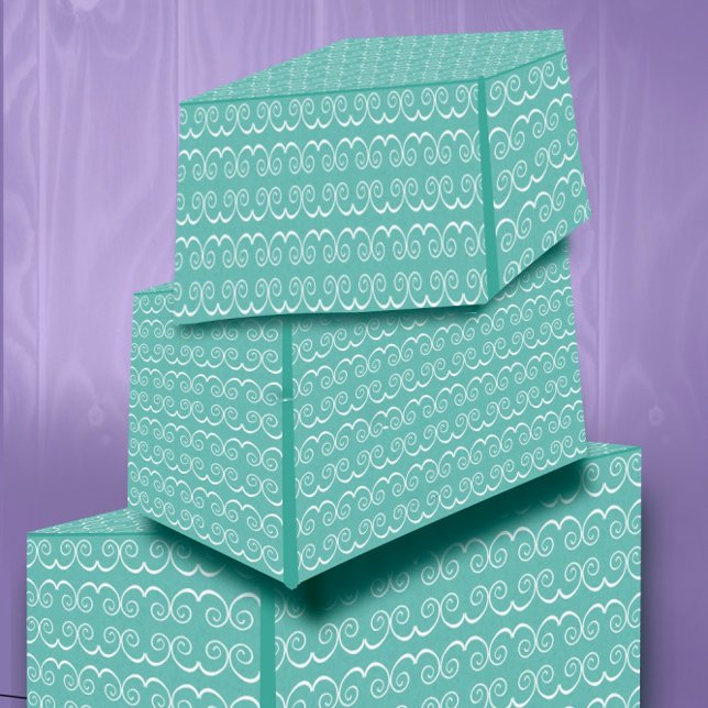 De Seda Giros blancos sobre el papel del tejido Aqua (Subido por el creador)