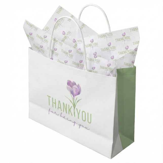 De Seda Gracias Por Ser Tu Papel Tejido (Show your gratitude with this, "Thank you for being you" tissue paper! Matching gift bag available.)