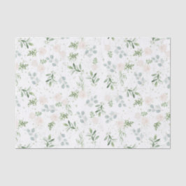 De Seda La vegetación y el papel blanco