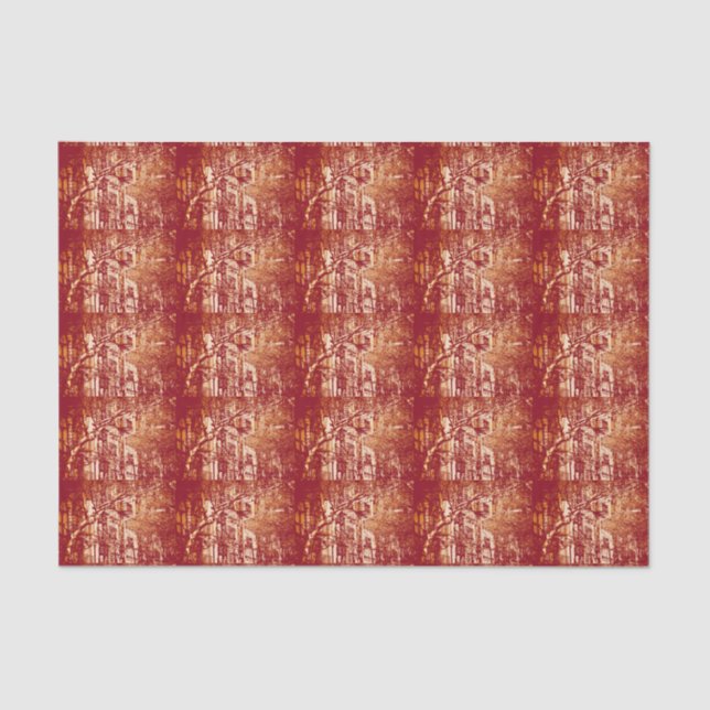 De Seda Leafy Brownstone sepia foto alterada papel higiéni (Anverso)