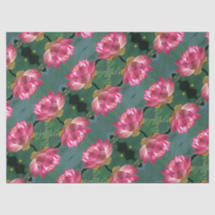 De Seda Lotus rosado - Papel Tejido