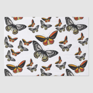 De Seda Mariposas por todas partes envolver papel