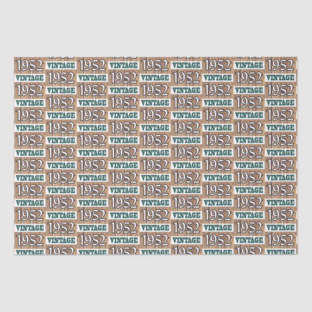 De Seda Nacido en papel tisular en 1952 (Anverso)