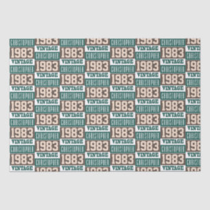 De Seda Nacido en papel tisular en 1983