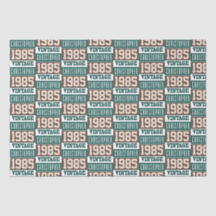 De Seda Nacido en papel tisular en 1985