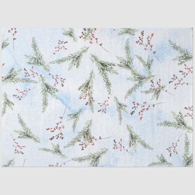 De Seda Navidades Papel acuarela II Diseño 9 (Anverso)