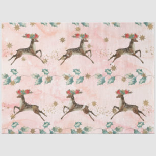 De Seda Papel Acuarela Navidad II Diseño 10