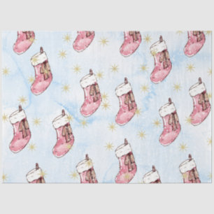 De Seda Papel Acuarela Navidad II Diseño 11