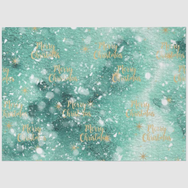 De Seda Papel Acuarela Navidad II Diseño 8 (Anverso)