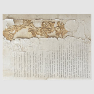 De Seda Papel antiguo con bordes rotos Relieve metalizado