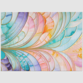 De Seda Papel colorido Art Déco