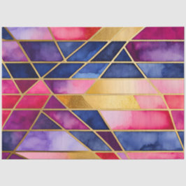 De Seda Papel colorido para el tejido artístico del vidrio