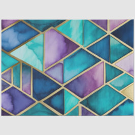 De Seda Papel colorido para el tejido artístico del vidrio