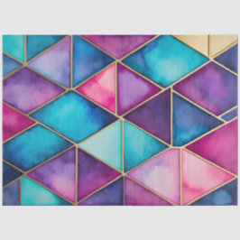 De Seda Papel colorido para el tejido artístico del vidrio