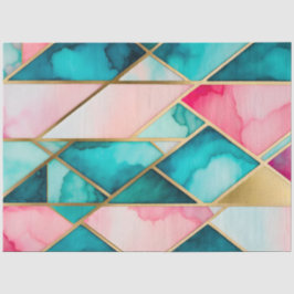 De Seda Papel colorido para el tejido artístico del vidrio