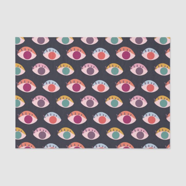 De Seda Papel colorido para el tejido ocular (Anverso)