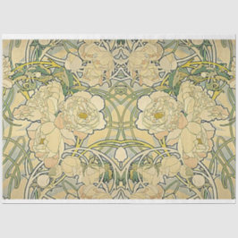 De Seda Papel decorativo floral Art Nouveau