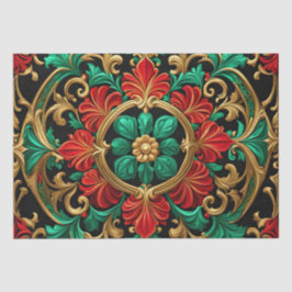 De Seda Papel decorativo verde para vacaciones