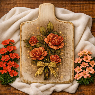 De Seda Papel Decoupage Grunge Floral Vintage Rosa