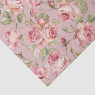 De Seda Papel decoupage rosa malva