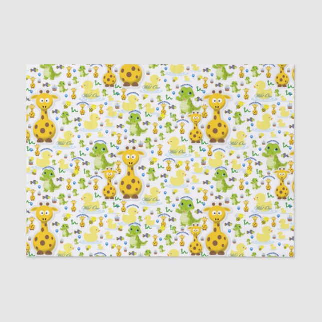 De Seda Papel del primer cumpleaños salvaje (Anverso)