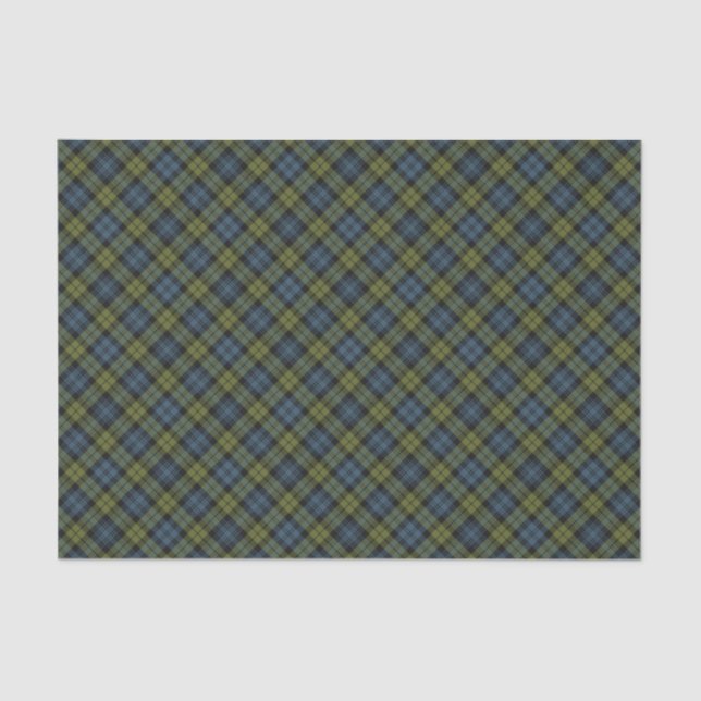 De Seda Papel del té Campbell Tartan (Anverso)