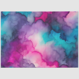 De Seda Papel del té del arte del humo colorido