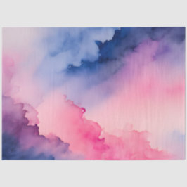 De Seda Papel del té del arte del humo colorido