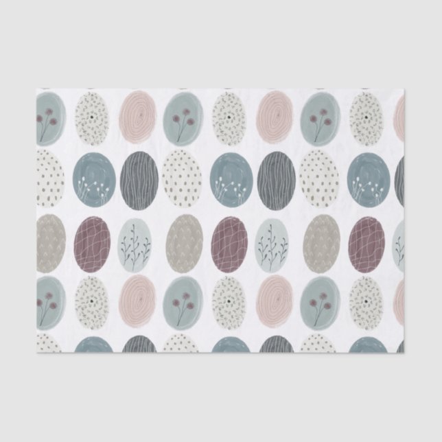 De Seda Papel del tejido del boho Feminine and Baby (Anverso)