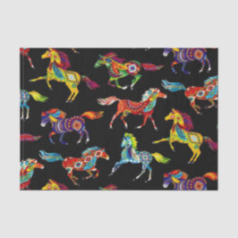 De Seda Papel del tejido del caballo