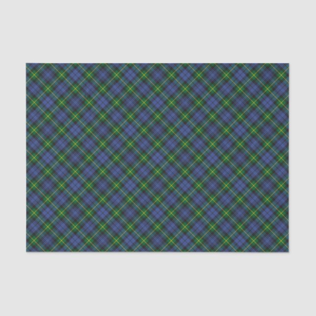 De Seda Papel del tejido del Clan Gordon Tartan (Anverso)