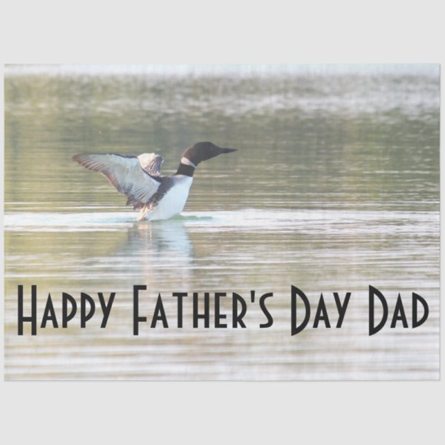 De Seda Papel del tejido del Día del Padre (Anverso)