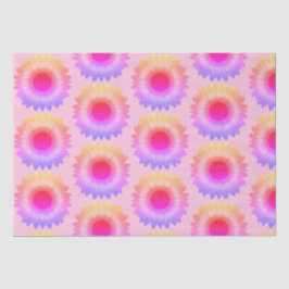 De Seda Papel del tejido del girasol rosa