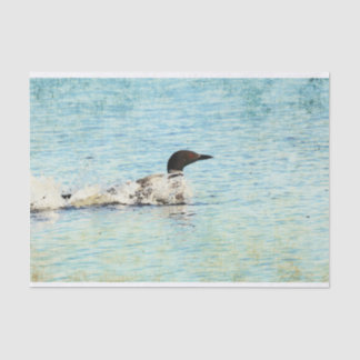 De Seda Papel del tejido del lago Loon
