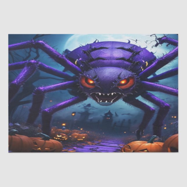 De Seda Papel del tejido del mono araña (Anverso)