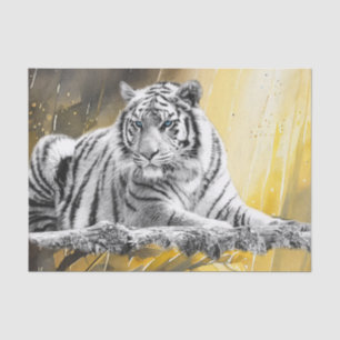 De Seda Papel del tigre blanco en Bengala