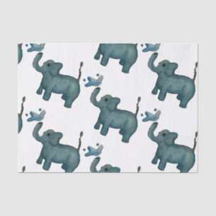 De Seda Papel elefante acuático