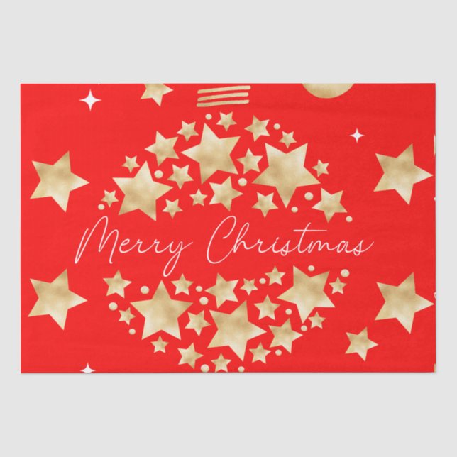 De Seda Papel elegante del periódico navideño (Anverso)