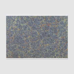 De Seda Papel final martirizado azul